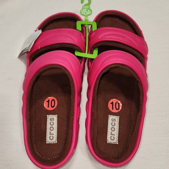 Crocs classic cozzzy overpuff slide men\'s size 10 women size 12 NWT main image 5